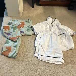 Two boys pajamas, one size 5, one size 4